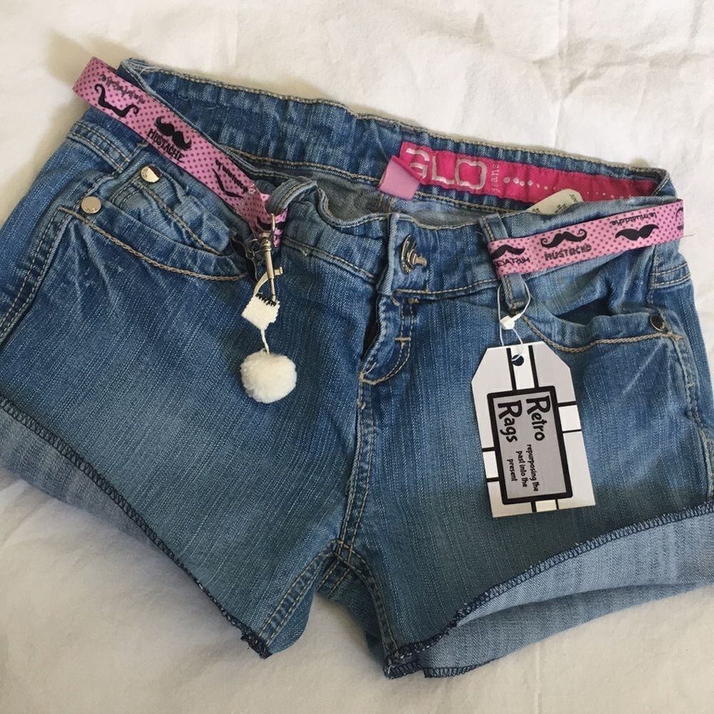 Vintage jean cutoff shorts
